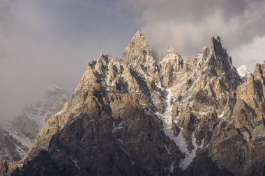 Passu katedral dağ tepe, Gilgit Baltistan, Pakistan, Asya