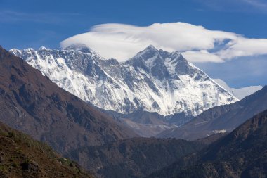 Everest dağ tepe, dünyanın en yüksek dağ tepe, Everest bölgesi, Nepal, Asya