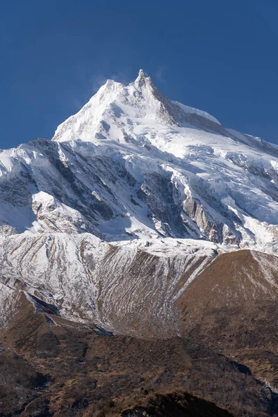 Manaslu mountain peak, eighth highest mountain peak in the world