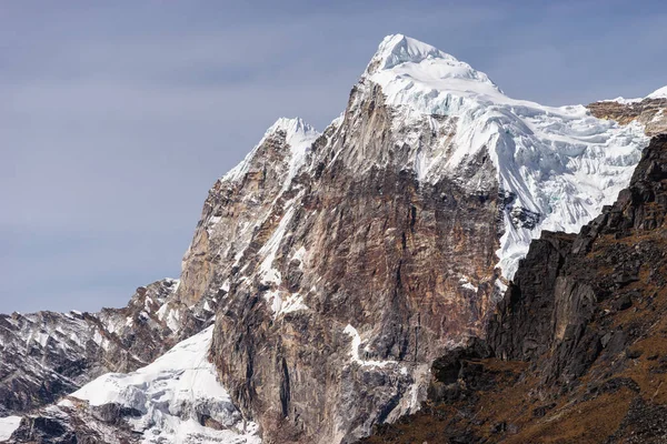 Kyashar Oder Peak Himalaya Gebirge Mera Gipfelkletterroute Nepal Asien — Stockfoto