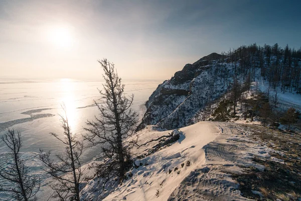 Blick Von Oben Auf Die Bucht Von Uzury Einem Wunderschönen — Stockfoto