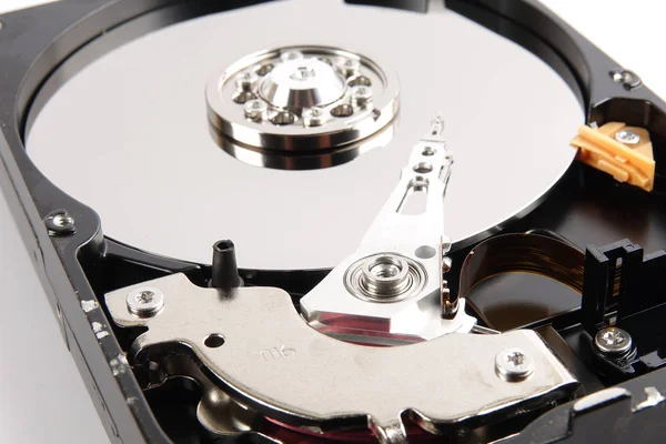 Merevlemez Meghajtó Hdd Elszigetelt Fehér — Stock Fotó