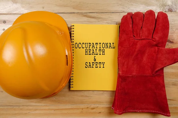 Health Safety Environment Консептуал Загальними Текстами Стандартним Обладнанням Безпеки Будівництва — стокове фото