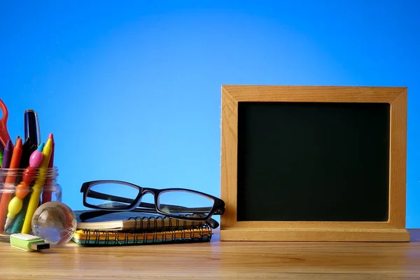 Regreso Escuela Concepto Educación Papelería Escolar Copiar Espacio —  Fotos de Stock