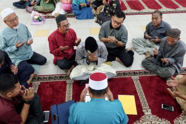 Kuala Lumpur, 7 Haziran 2019. Cami 'de Müslüman merasim töreni düzenlendi.