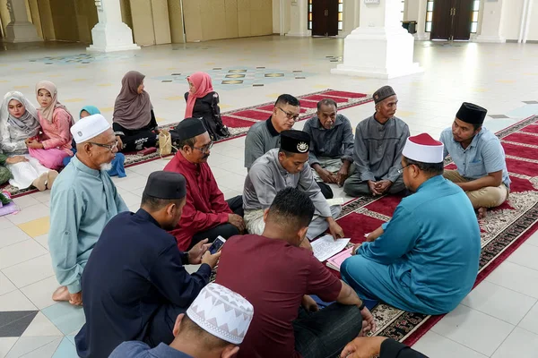 Kuala Lumpur Juni 2019 Moslim Plechtigheid Ceremonie Gehouden Moskee — Stockfoto