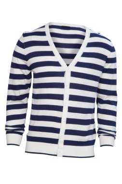 Erkekler için çizgili kazak, denizci çizgili hırka erkekler için, kazak, izole edilmiş.