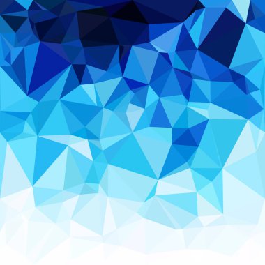 mavi çokgen mozaik arkaplan, yaratıcı tasarım şablonları