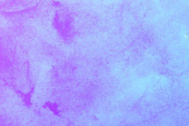 Soyut El boyalı Ultra Violet ve mavi suluboya splash Beyaz Kağıt arka planda, yaratıcı tasarım şablonları