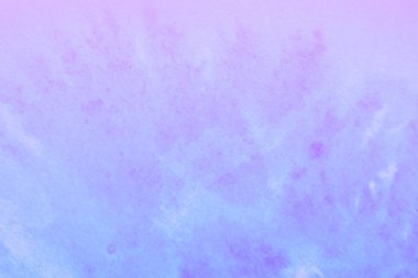 Soyut El boyalı Ultra Violet ve mavi suluboya splash Beyaz Kağıt arka planda, yaratıcı tasarım şablonları