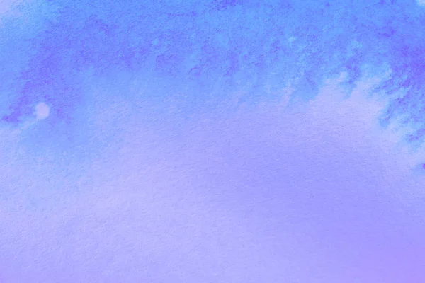 Salpicadura Acuarela Azul Pintada Mano Abstracta Sobre Fondo Papel Blanco — Foto de Stock