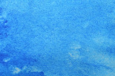 Soyut el boyası beyaz kağıt arkaplan üzerine mavi suluboya sıçrama, Yaratıcı Tasarım Şablonları