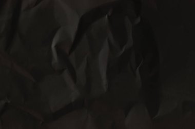 Siyah kağıt buruşuk doku arka plan, yaratıcı tasarım şablonları