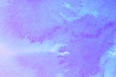 Soyut el boyası beyaz kağıt arkaplan üzerine mavi suluboya sıçrama, Yaratıcı Tasarım Şablonları