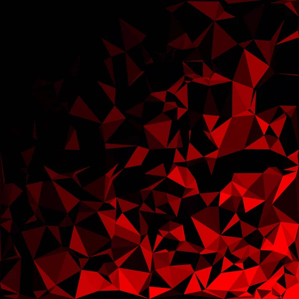 Fond Mosaïque Polygonale Rouge Modèles Conception Créative — Image vectorielle