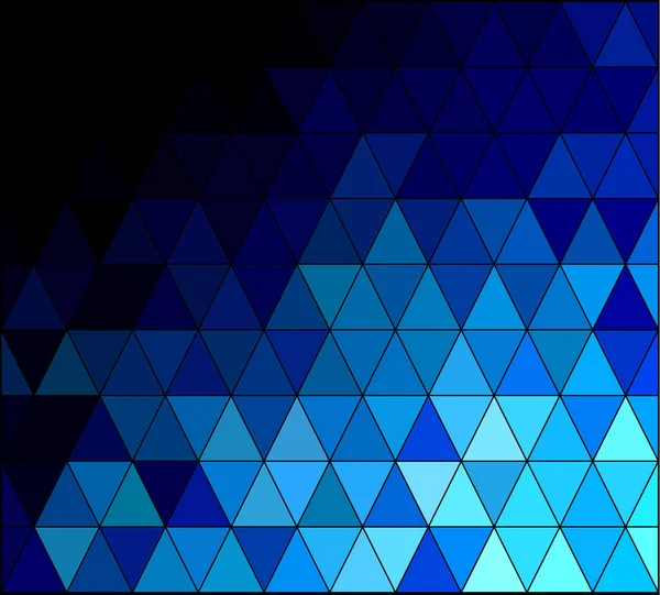 Blue Square Kılavuz Mozaik Arka Plan Yaratıcı Tasarım Şablonları — Stok Vektör