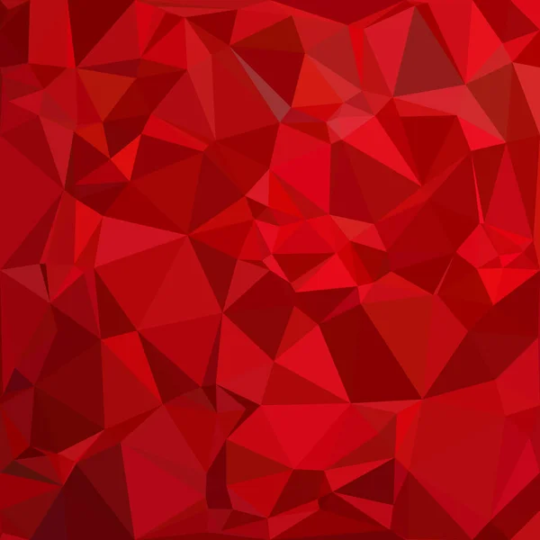 Fond Mosaïque Polygonale Rouge Modèles Conception Créative — Image vectorielle