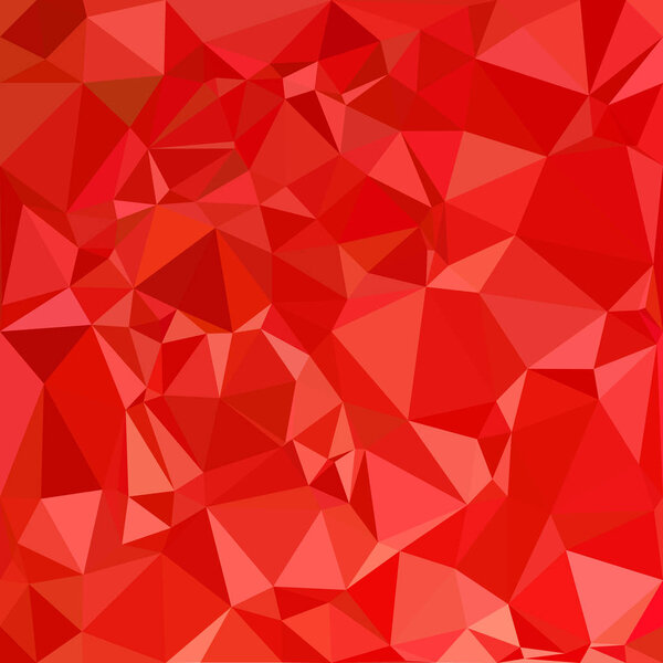 Red Polygonal Mosaic Background, Creative Design Templates