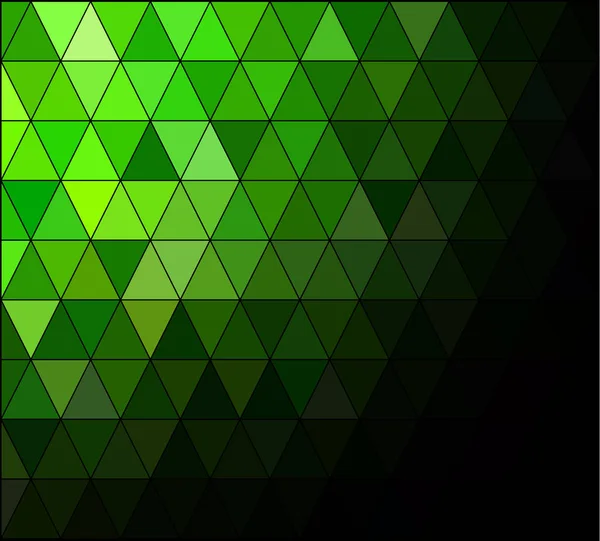 Green Square Grid Mosaic Background Creative Design Templates — Stock Vector