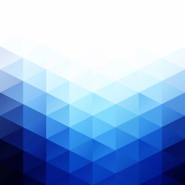 Mavi Izgara Mozaik Arkaplan, Yaratıcı Tasarım Şablonları