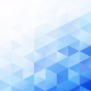 Mavi Izgara Mozaik Arkaplan, Yaratıcı Tasarım Şablonları