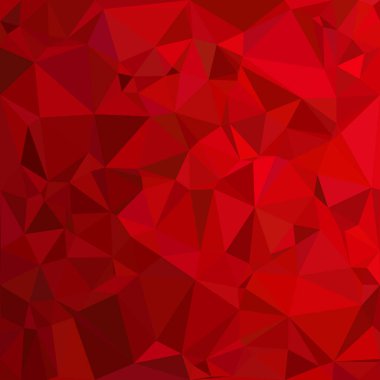 Kırmızı Çokgen Mozaik Arkaplan, Yaratıcı Tasarım Şablonları