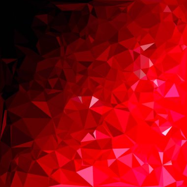 Kırmızı Çokgen Mozaik Arkaplan, Yaratıcı Tasarım Şablonları