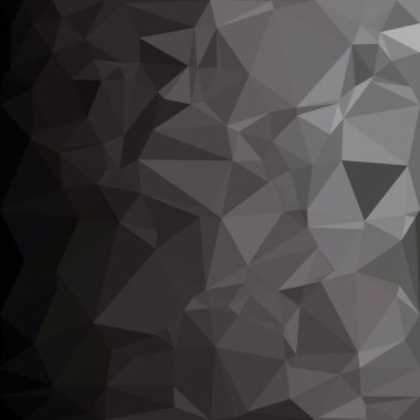 Siyah poligonal mozaik arka plan, yaratıcı tasarım şablonları