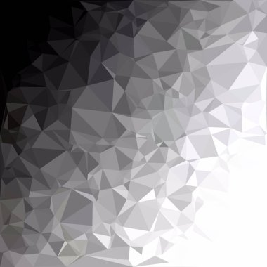 Gri Beyaz Çokgen Arkaplan, Yaratıcı Tasarım Şablonları