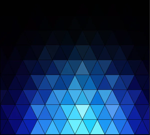 Blauwe Vierkante Raster Mozaïek Achtergrond Creatieve Design Templates — Stockvector
