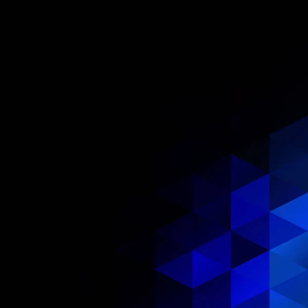 Blue Grid Mosaic Background Creative Design Template — 스톡 벡터