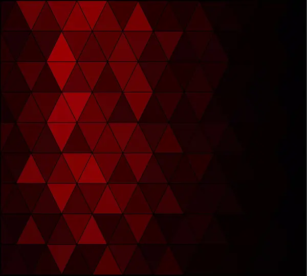 Grille Carrée Rouge Arrière Plan Mosaïque Modèles Conception Créative — Image vectorielle