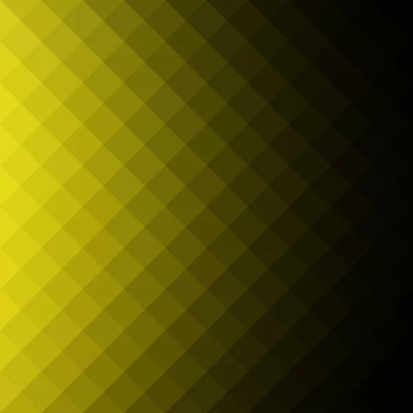 Yellow Square Grid Mosaic Background Creative Design Templates - Stok Vektor