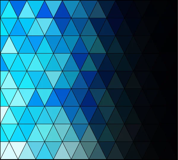 Blue Square Grid Mosaic Background Creative Design Templates — Stock Vector