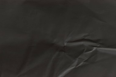 Siyah kağıt buruşuk doku arka plan, yaratıcı tasarım şablonları