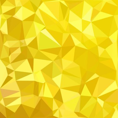 Sarı Çokgen Mozaik Arkaplan, Yaratıcı Tasarım Şablonları