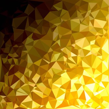 Sarı Çokgen Mozaik Arkaplan, Yaratıcı Tasarım Şablonları