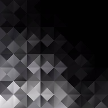 Siyah kılavuz Mozaik arka plan, yaratıcı tasarım şablonları