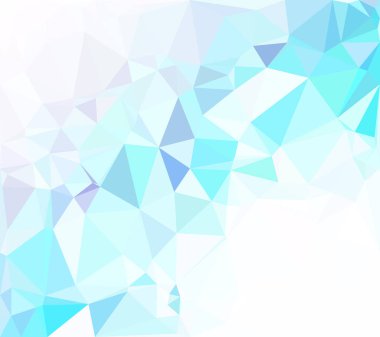 mavi çokgen mozaik arkaplan, yaratıcı tasarım şablonları