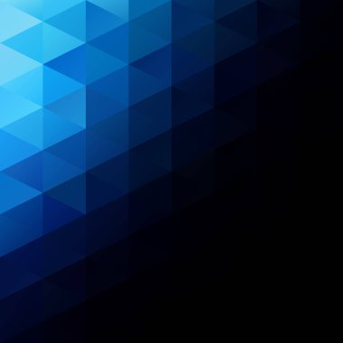 Mavi Izgara Mozaik Arkaplan, Yaratıcı Tasarım Şablonları