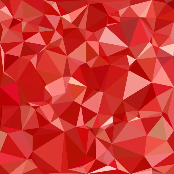 Fond Mosaïque Polygonale Rouge Modèles Conception Créative — Image vectorielle