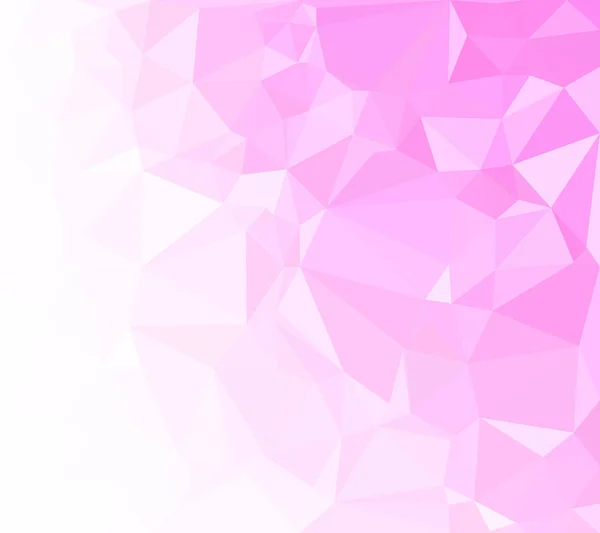 Rosa Polygonal Mosaik Bakgrund Creative Design Mallar — Stock vektor