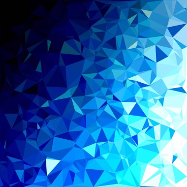 mavi çokgen mozaik arkaplan, yaratıcı tasarım şablonları