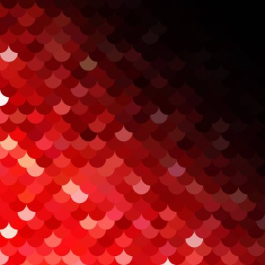 Kırmızı çatı kiremitleri desen, yaratıcı tasarım şablonları