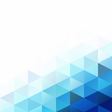 Mavi Izgara Mozaik Arkaplan, Yaratıcı Tasarım Şablonları