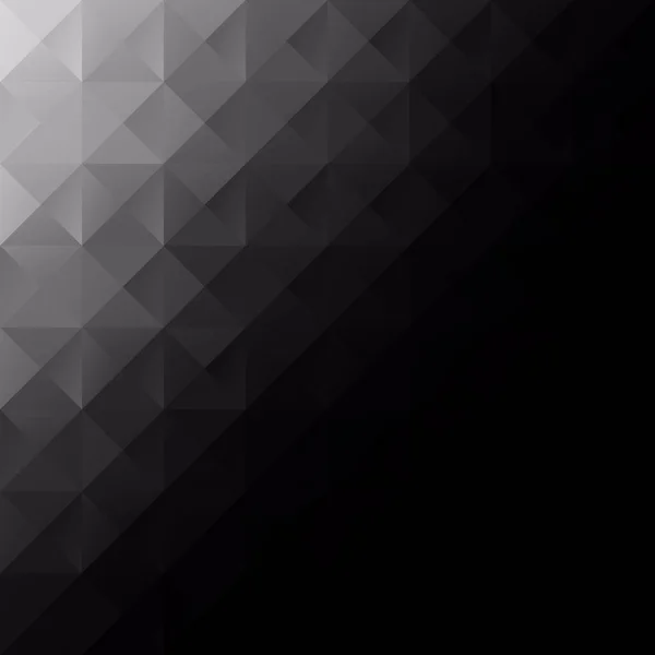 ブラック グリッド モザイクの背景 創造的なデザイン テンプレート — ストックベクタ