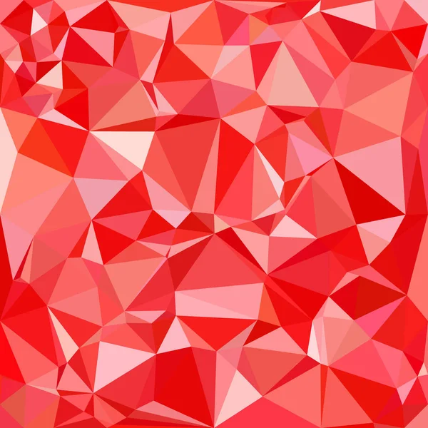 Fond Mosaïque Polygonale Rouge Modèles Conception Créative — Image vectorielle