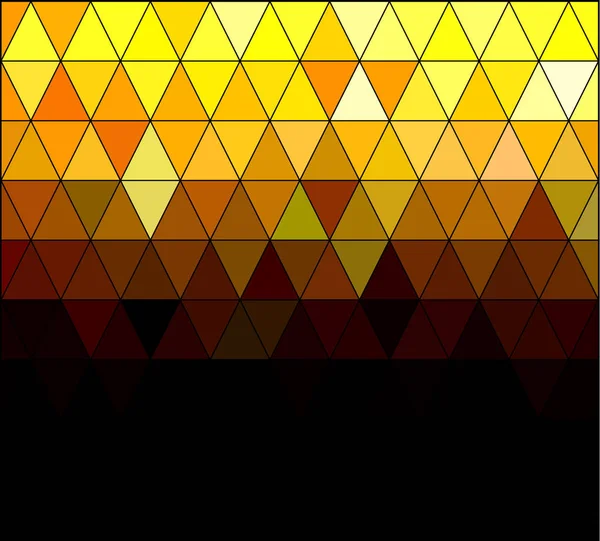 Gelb Quadratische Gittermosaik Hintergrund Kreative Design Vorlagen — Stockvektor