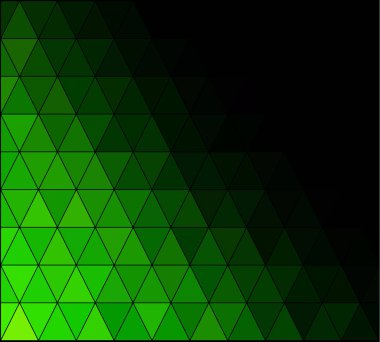 Yeşil kare kılavuz Mozaik arka plan, yaratıcı tasarım şablonları