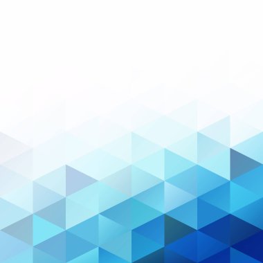 Mavi Izgara Mozaik Arkaplan, Yaratıcı Tasarım Şablonları